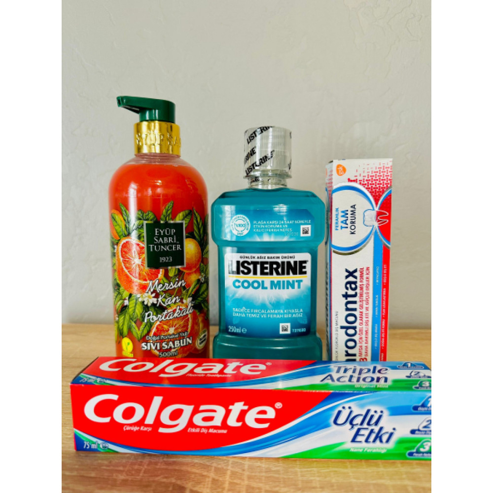 Eyt Sıvı Sabun 500Ml & Lısterıne 250 Ml & Paradontax 50Ml & Colgate 3'Lu Etkı 75 Ml Diş Macunları Fiyatı