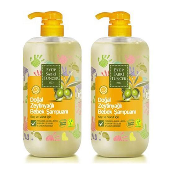 Eyüp Sabri Tuncer 2'lı 600 ml Zeytinyağlı Bebek Şampuanı Bebek Şampuanı Fiyatı