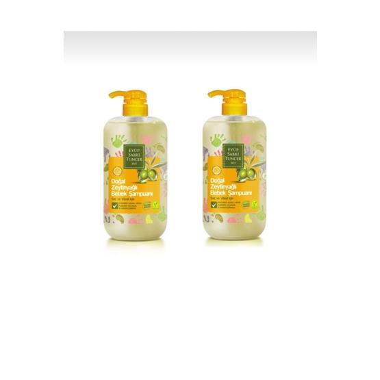 Eyüp Sabri Tuncer 2x600 ml Doğal Zeytinyağlı Vegan Bebek Saç ve Vücut Şampuanı