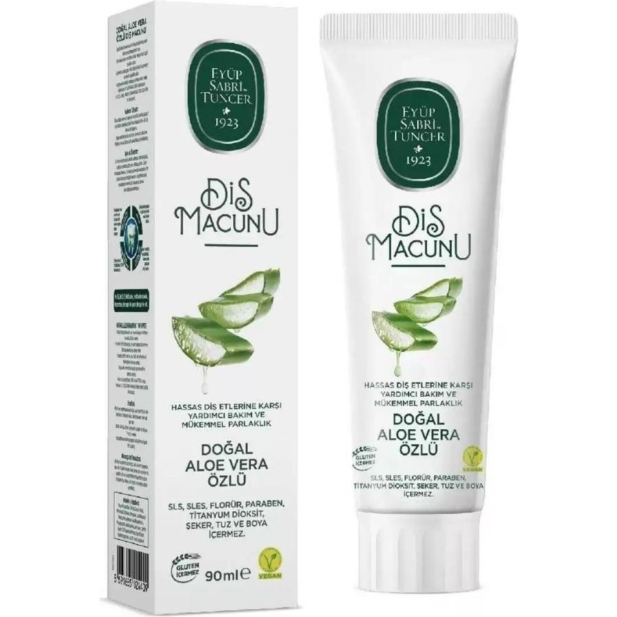 Eyüp Sabri Tuncer Doğal Aloe Vera Özlü Diş Macunu 90 ml" Diş Macunları Fiyatı
