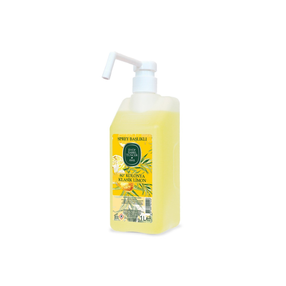 Eyüp Sabri Tuncer Klasik Limon Kolonyası 1 lt - Sprey Başlıklı Kolonya & Gülsuyu Fiyatı