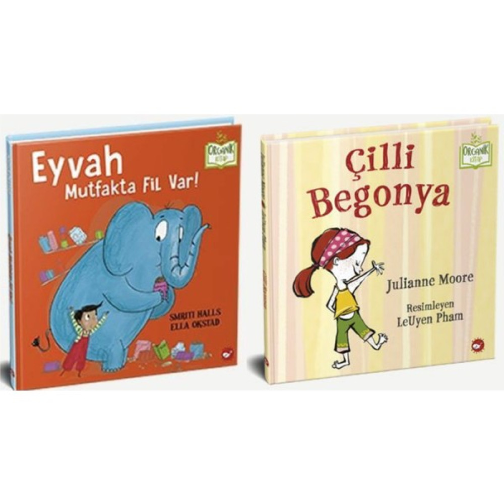 Eyvah Mutfakta Fil Var! - Çilli Begonya - 2 Kitap Set (Organik Kitap, Ciltli) Çocuk Masal Fiyatı