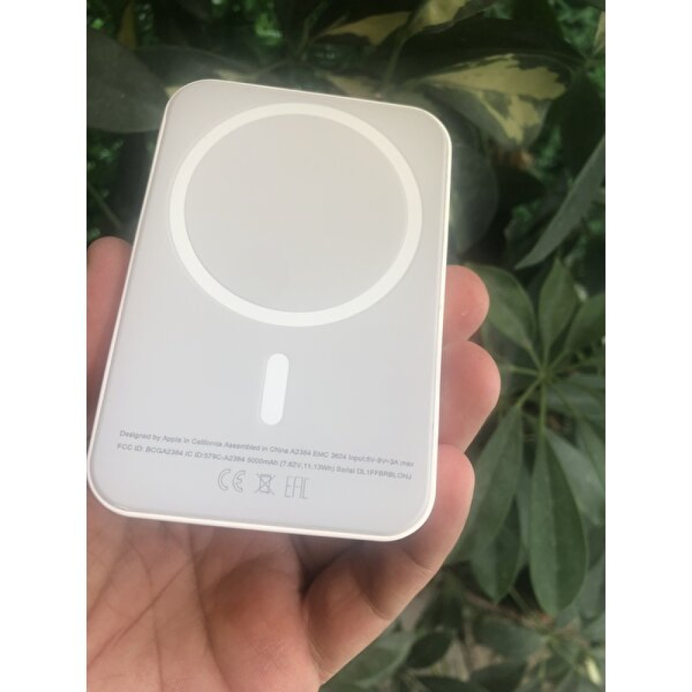 Eyze Shop Eyzeshop Magsafe Battery Iphone Uyumlu Powerbank Magsafe Powerbank Kablosuz Şarj Cihazı Şarj Aleti - Beyaz Cep Telefonu Şarj Cihazı Fiyatı