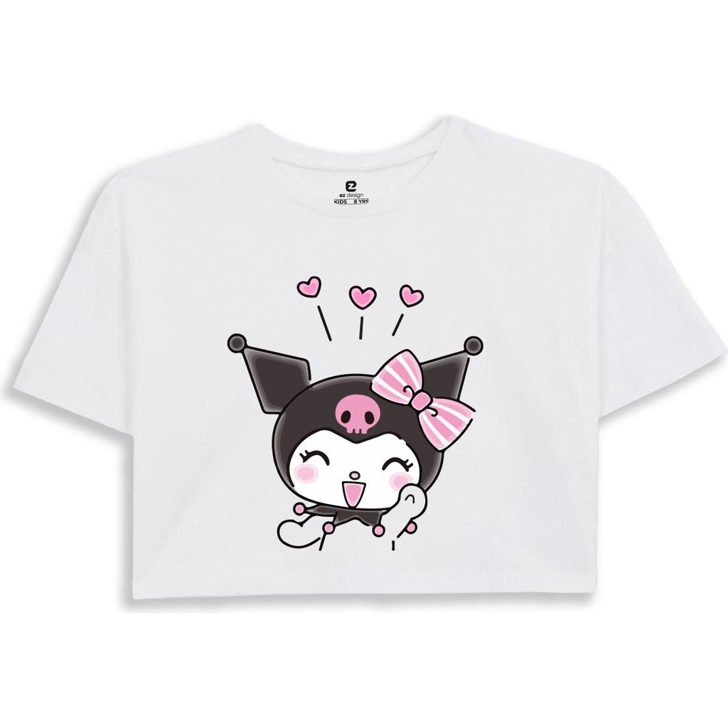 Ez Design Kuromi Baskılı Crop Tshirt Diğer Fiyatı