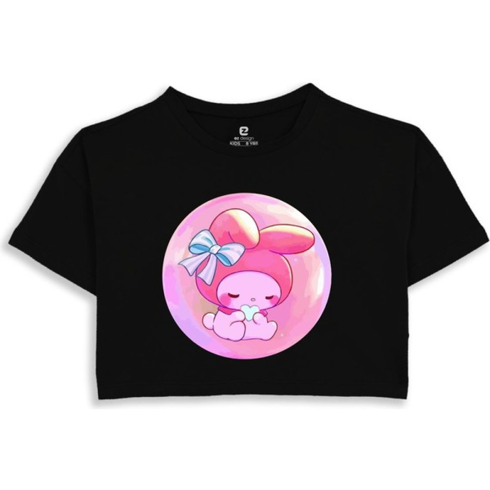 Ez Design My Melody Baskılı Crop Tshirt Kız Çocuk T-shirt Fiyatı