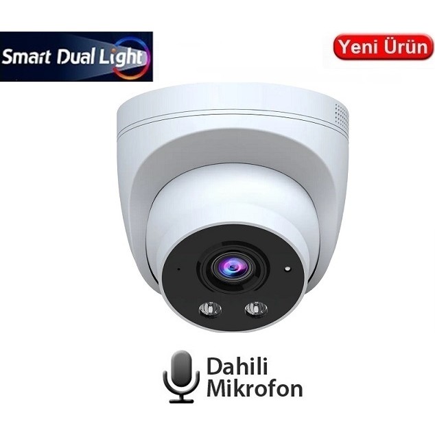 Ezcool EZ-1115IPS 5mp 2.8mm Smart Dual Sesli Poe Ip Dome Kamera Diğer Fiyatı