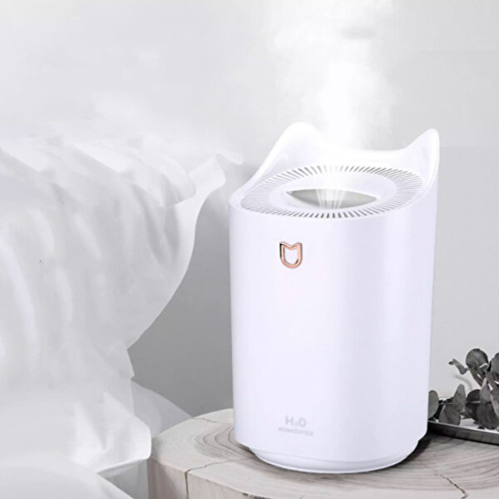 Ezere K7 Çift Sprey Ev Ofis Hava Nemlendirici Humidifier 3300ML - Beyaz Bebek Güvenlik Fiyatı