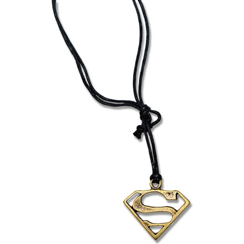 EZG Business Superman Dc Model Deri Ipli Tasarım Kolye - Bakır - 35 Cm Bijuteri Kolye Fiyatı