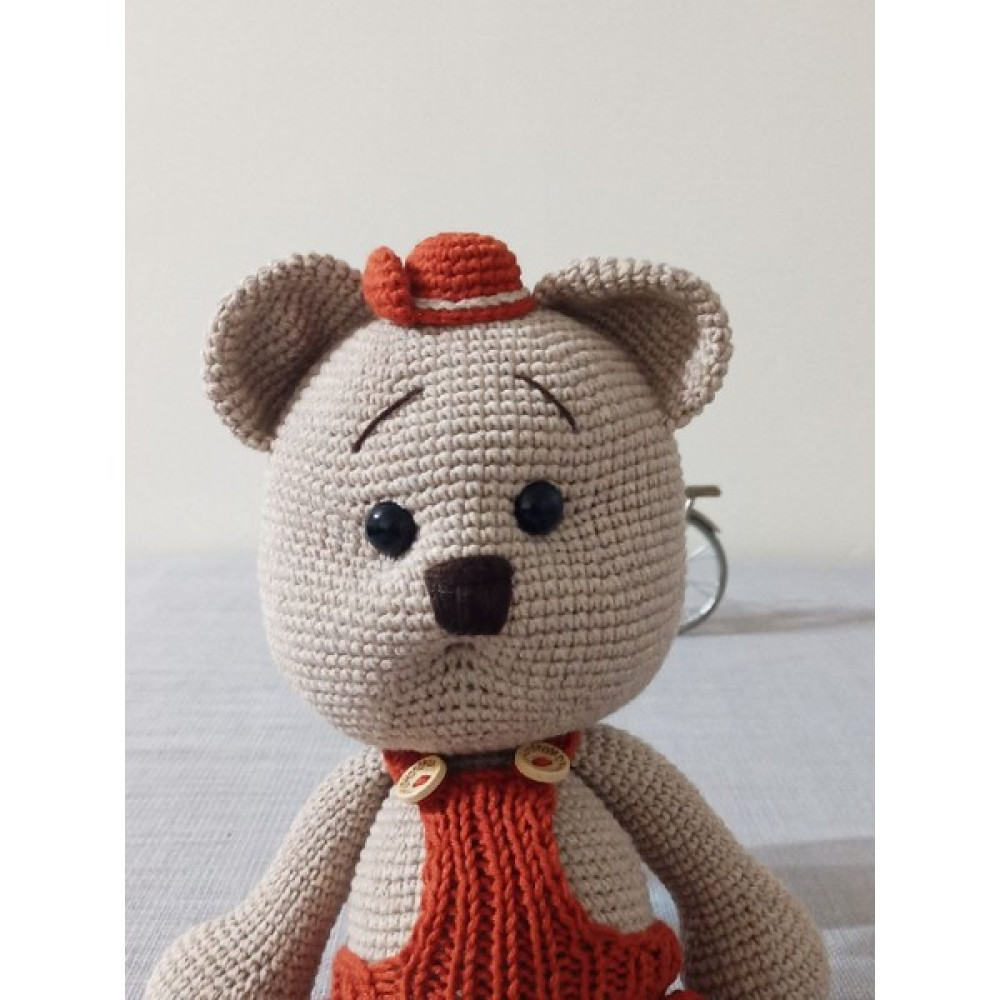 Ezgi's Babies Şapkalı Ayıcık Amigurumi Peluş Oyuncak El Yapımı - Hardal Oto Boyaları Fiyatı