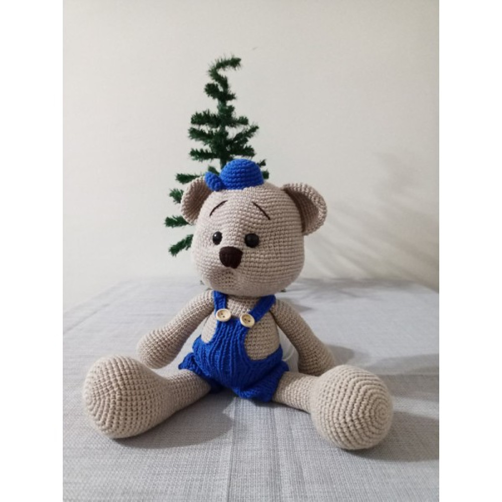 Ezgi's Babies Şapkalı Ayıcık Amigurumi Peluş Oyuncak El Yapımı - Lacivert Oto Boyaları Fiyatı