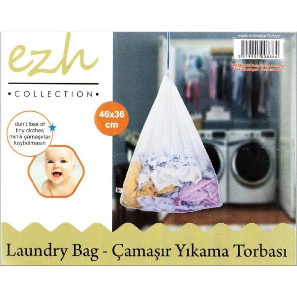 Ezh Çamaşır Yıkama Torbası 3'lü 1033 - Beyaz Oto Boyaları Fiyatı