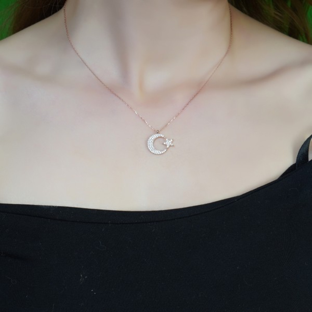 Ezila Silver Ayyıldız Kolye Gümüş Kolye Fiyatı