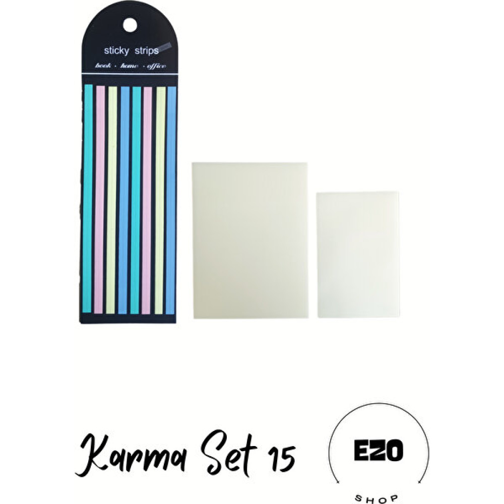 Ezoshop 3 Lü Set Postit Karenot 2 Boy Seffaf Yapiskanli Not Kagidi Kirtasiye Post It Karma Set 15 Not Defteri & Bloknot Fiyatı