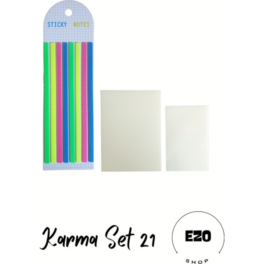 Ezoshop 3 Lü Set Postit Karenot 2 Boy Seffaf Yapiskanli Not Kagidi Kirtasiye Post It Karma Set 21 Not Defteri & Bloknot Fiyatı