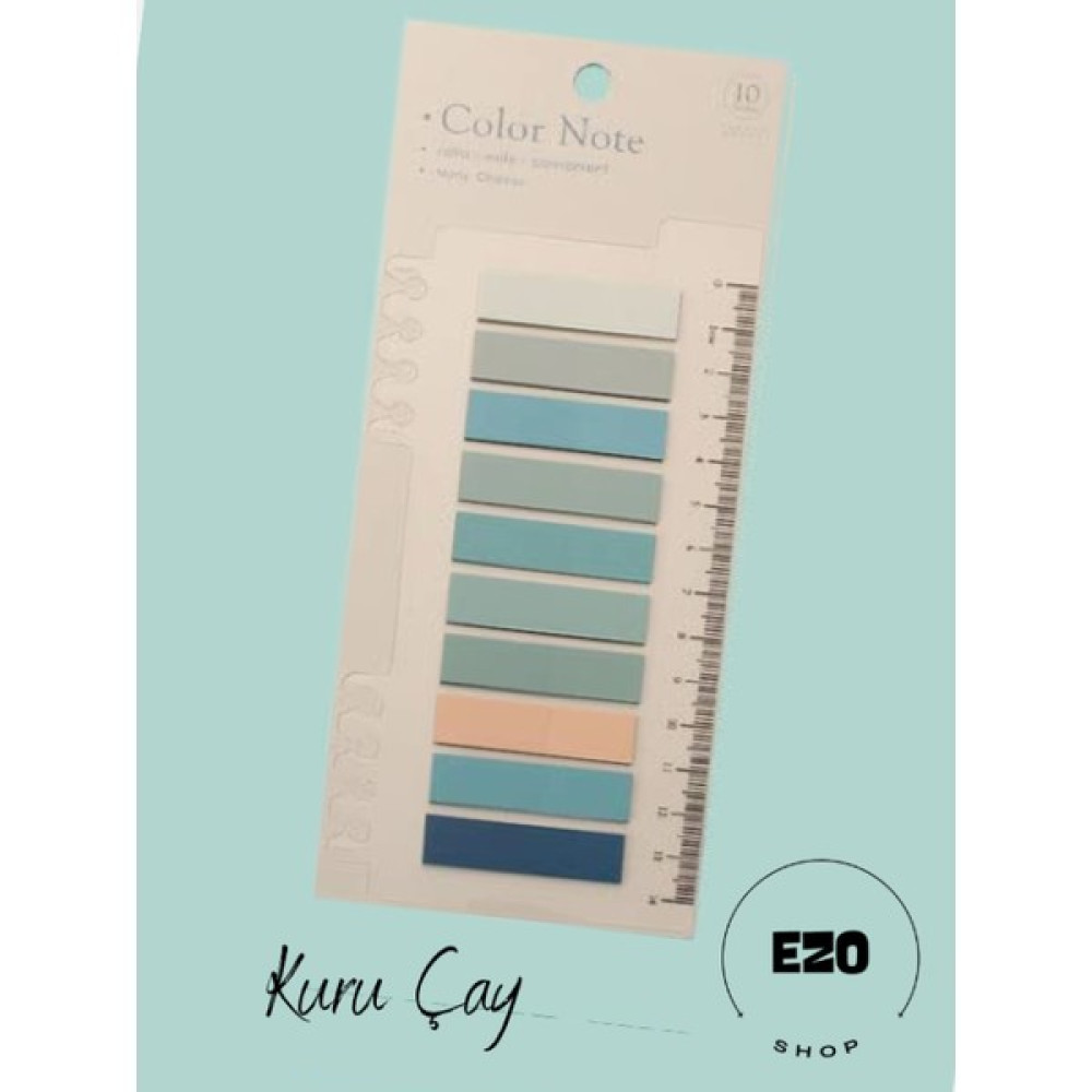 Ezoshop Post-It Sticky Notes Renkli Yapışkan Notlar Not Defteri Etiketi Yer Imleri 200 Yaprak Gökkuşağı - KURU ÇAY Not Defteri & Bloknot Fiyatı