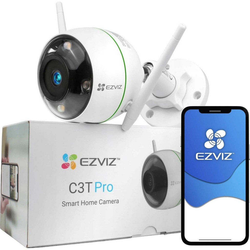 Ezviz C3T+ Pro - 4 MP Wi-Fi Bullet Kamera (H.265) 1080p; Hava dayanımı; Hareket algılama; Ses alma; IR 30m; H.265; NVR desteği Diğer Fiyatı