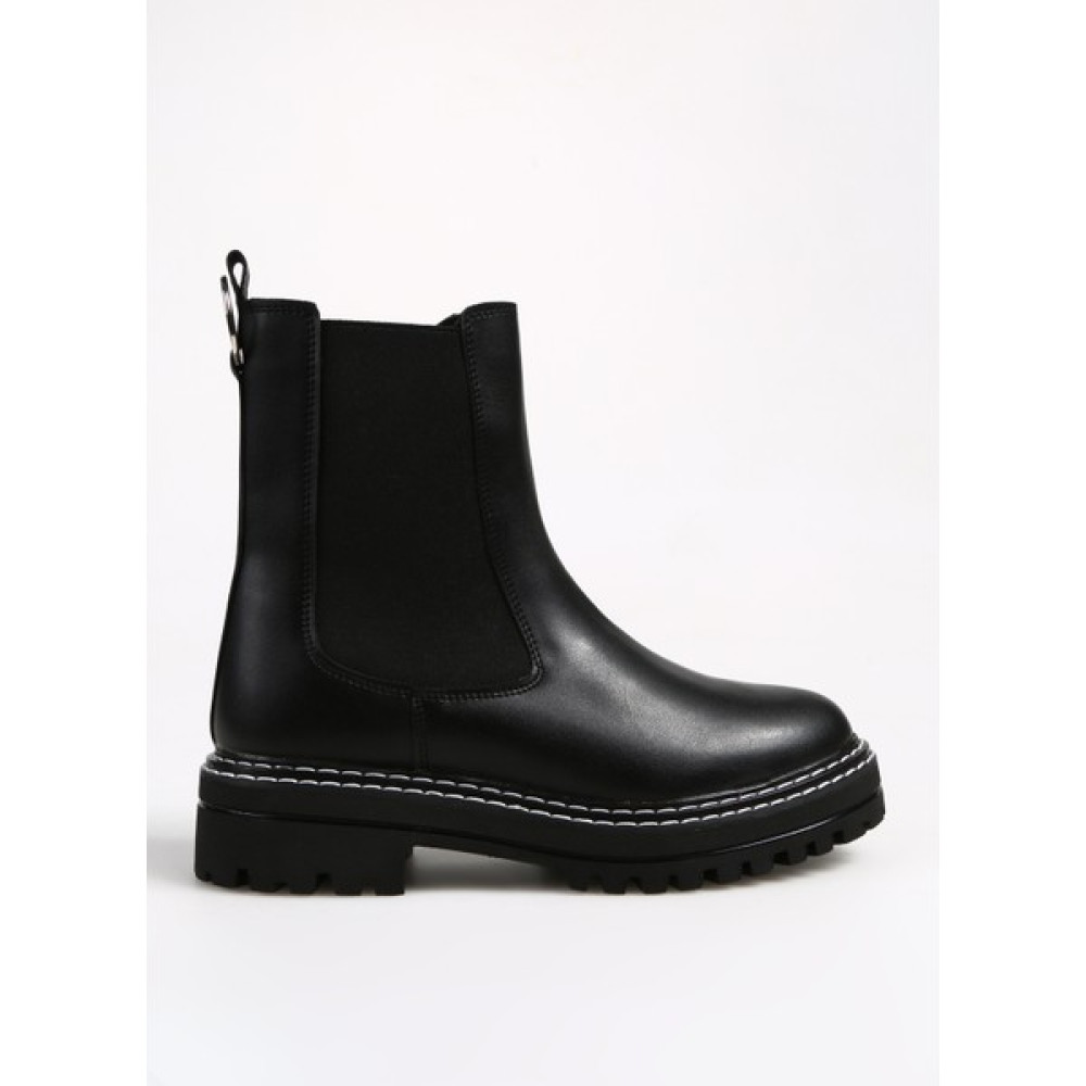 F By Fabrika Siyah Kadın Bot Polıs Kadın Botları Fiyatı