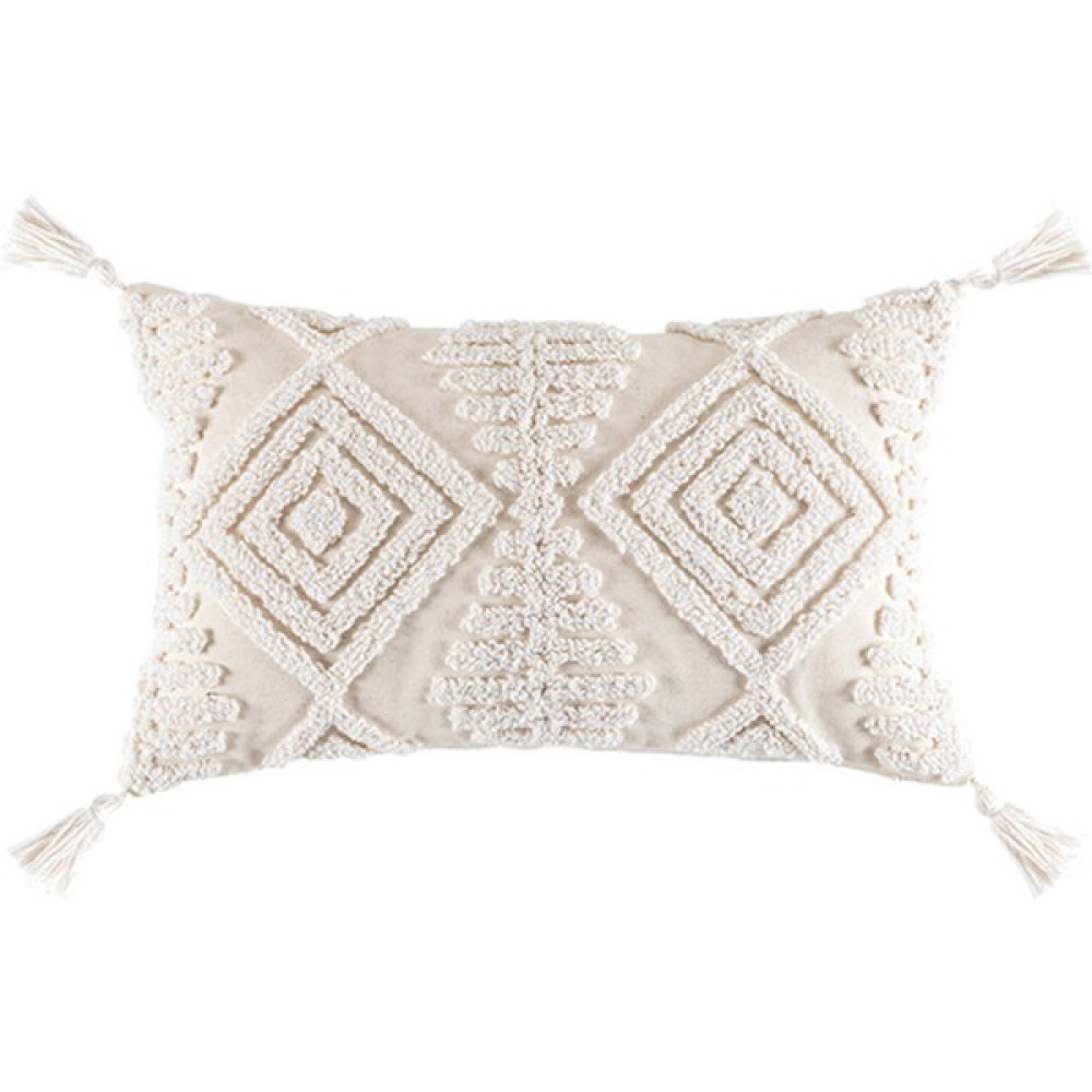 F Fityle Kanepe Yatak Çiftlik Evi Oturma Odası Yastık Kılıfları 30X50 B (Yurt Dışından) - 30 x 50 cm - Krem Kırlent / Mobilya Yastığı Fiyatı