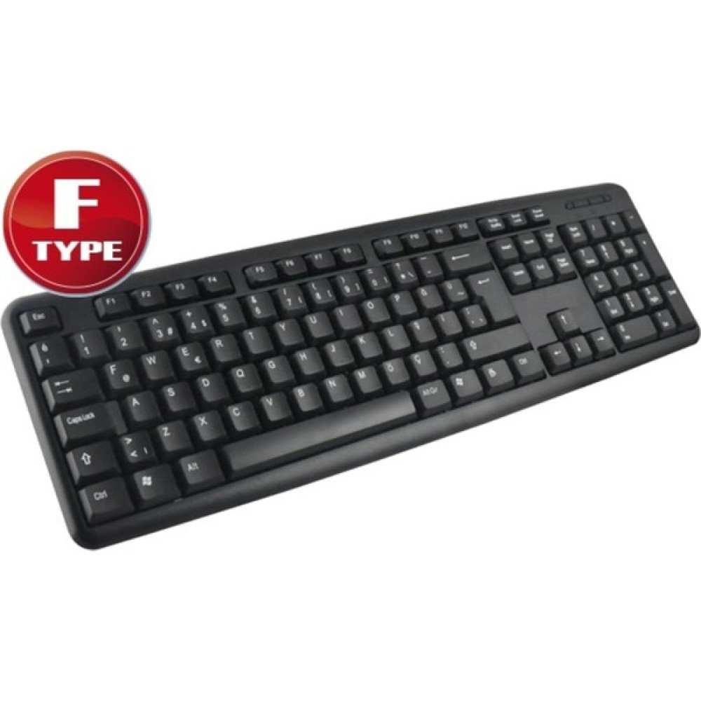 F Klavye USB Kablolu Standart Klavye Başlangıç X2601 F Klavye - Siyah Oyuncu Klavyesi Fiyatı