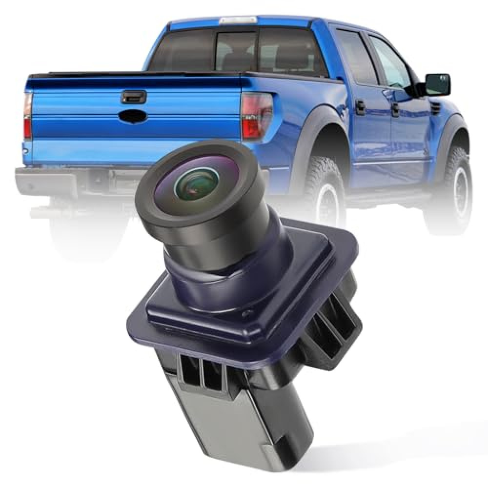 F150 Backup Camera Rear View Parking Assist Camera Compatible with Ford F150 2010-2014 Mustang 2015-2020 Lincoln MKC 2015-2019 Replace EL3T-19G490-AA EL3Z-19G490-D BL3Z-19G490-B