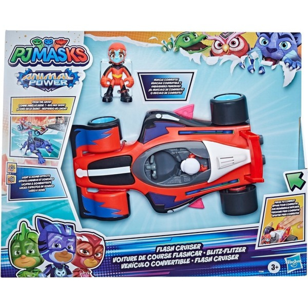 F5206 Pjmaskeliler-Animal Power Turbo Şimşek Araç +3 Yaş Eğitici Oyuncak Fiyatı
