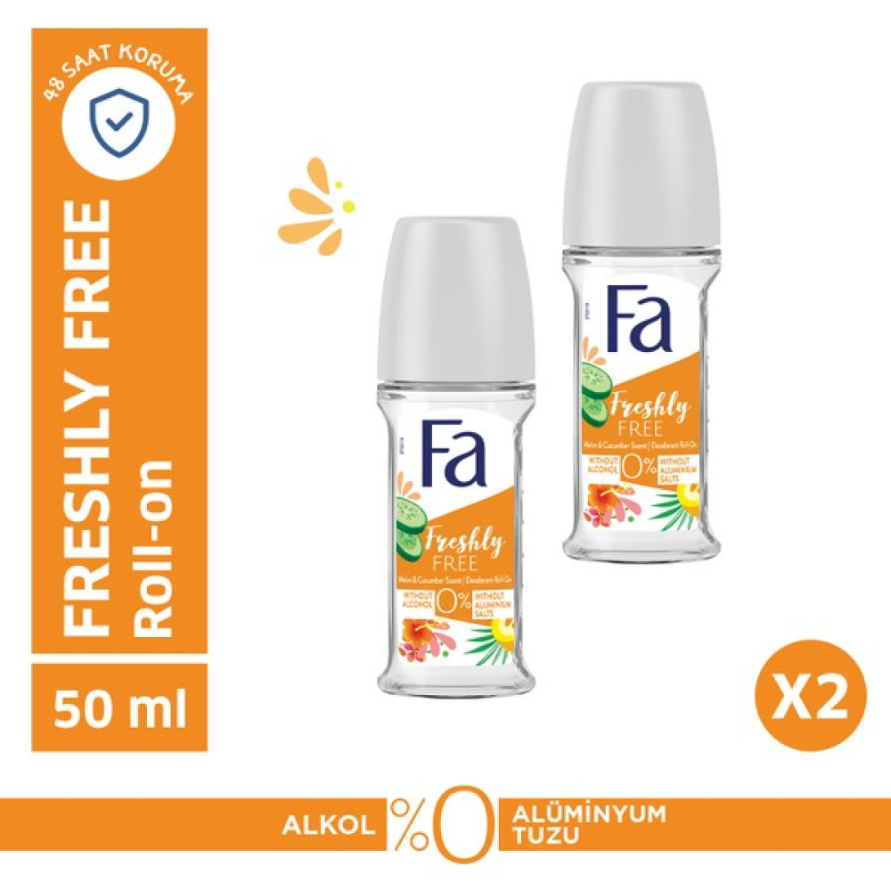 Fa Freshly Free Salatalık & Kavun Roll-On X 2 Adet Deodorantlar Fiyatı