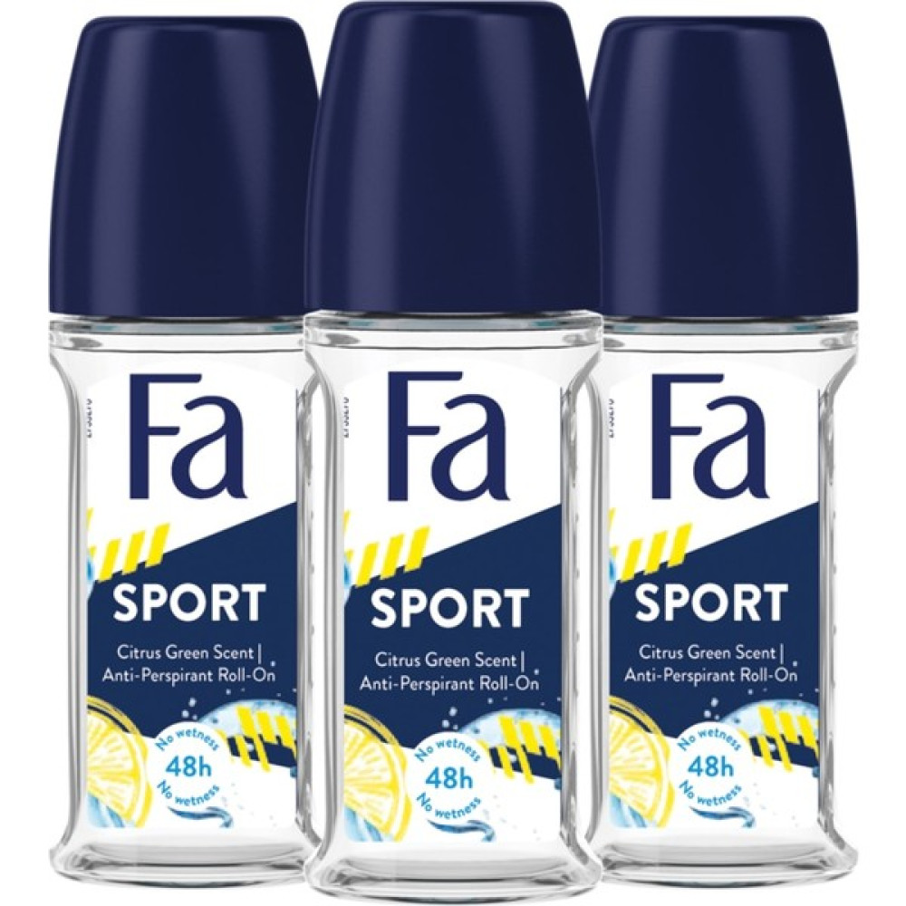 Fa Sport Roll-On x 3 Adet Deodorantlar Fiyatı