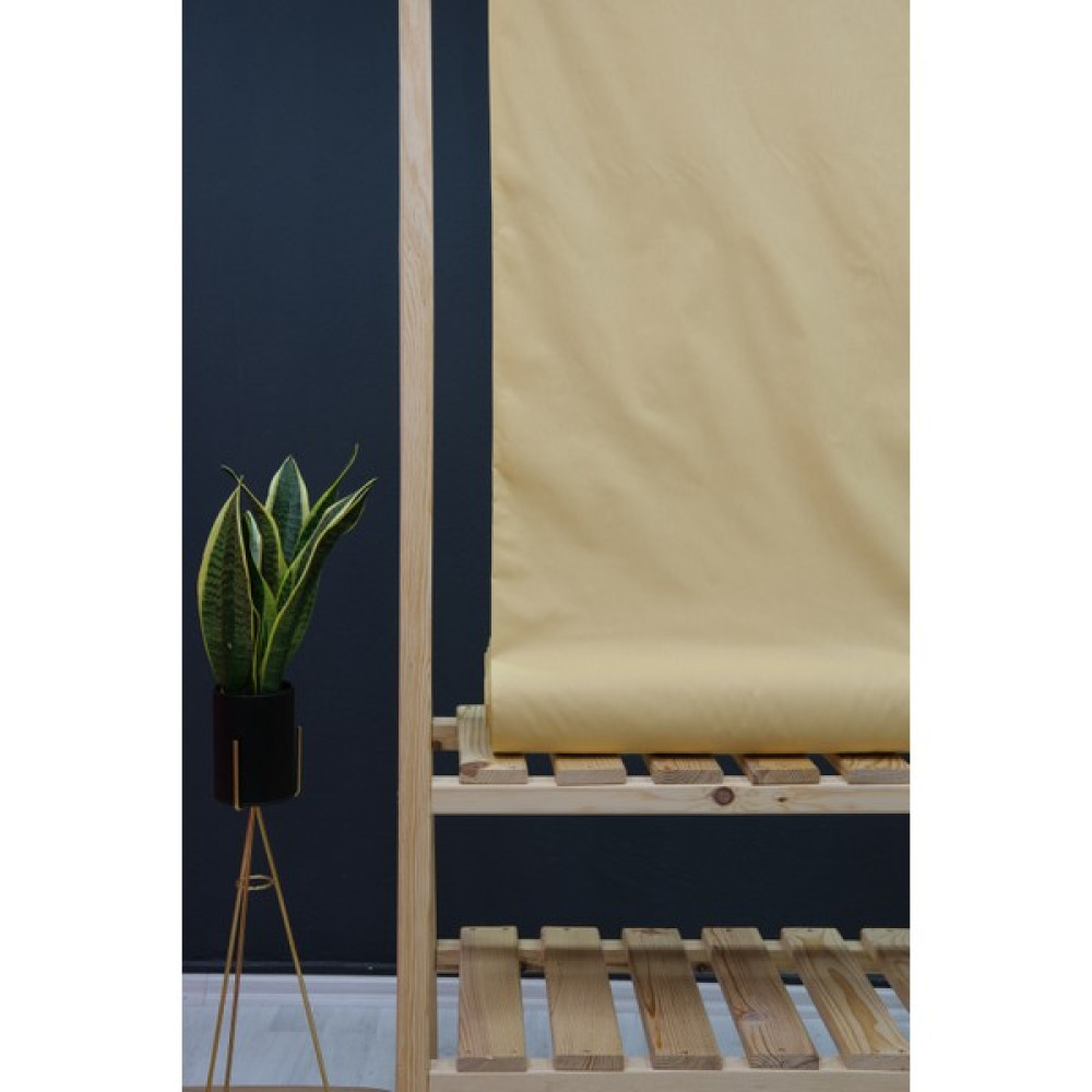 Faal Akfil Poplin Pamuklu Kumaş - 240 cm - 1 m - Gold Kumaşlar Fiyatı