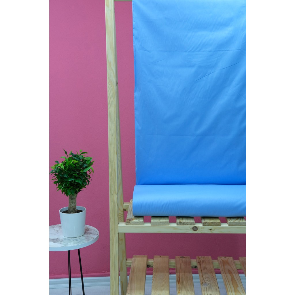 Faal Akfil Poplin Pamuklu Kumaş - 240 cm - 1 m - Mavi Kumaşlar Fiyatı
