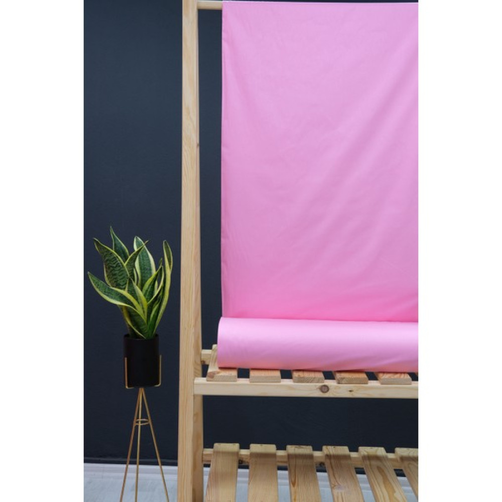 Faal Akfil Poplin Pamuklu Kumaş - 240 cm - 1 m - Pembe Kumaşlar Fiyatı