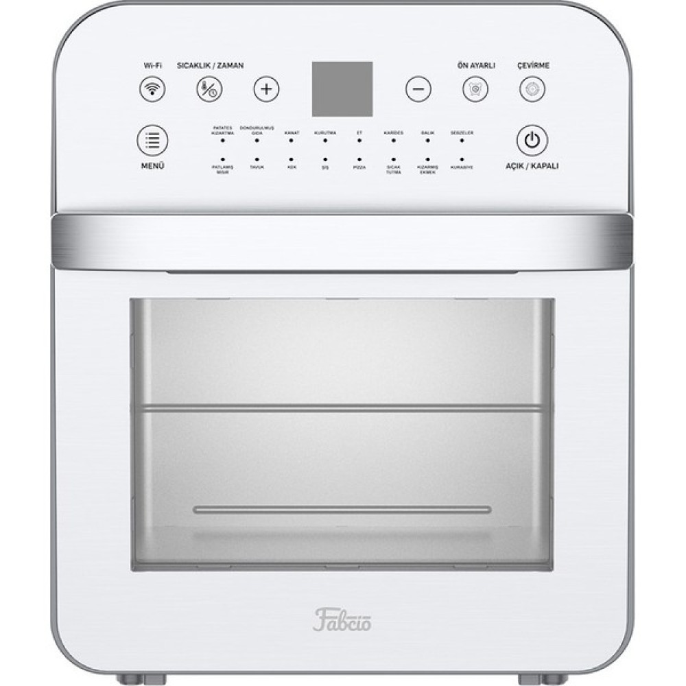Fabcio Pesto Smart Çok Amaçlı Wi-Fi Airfryer & Fırın 12 Lt - Dark Inox Fritözler Fiyatı