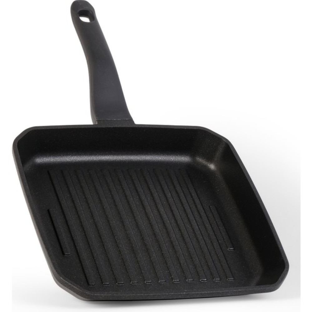 Fabcio Verona Titanyum Kaplama Yanmaz Yapışmaz Kare Grill Tava (Siyah - 28cm) Tencereler Fiyatı