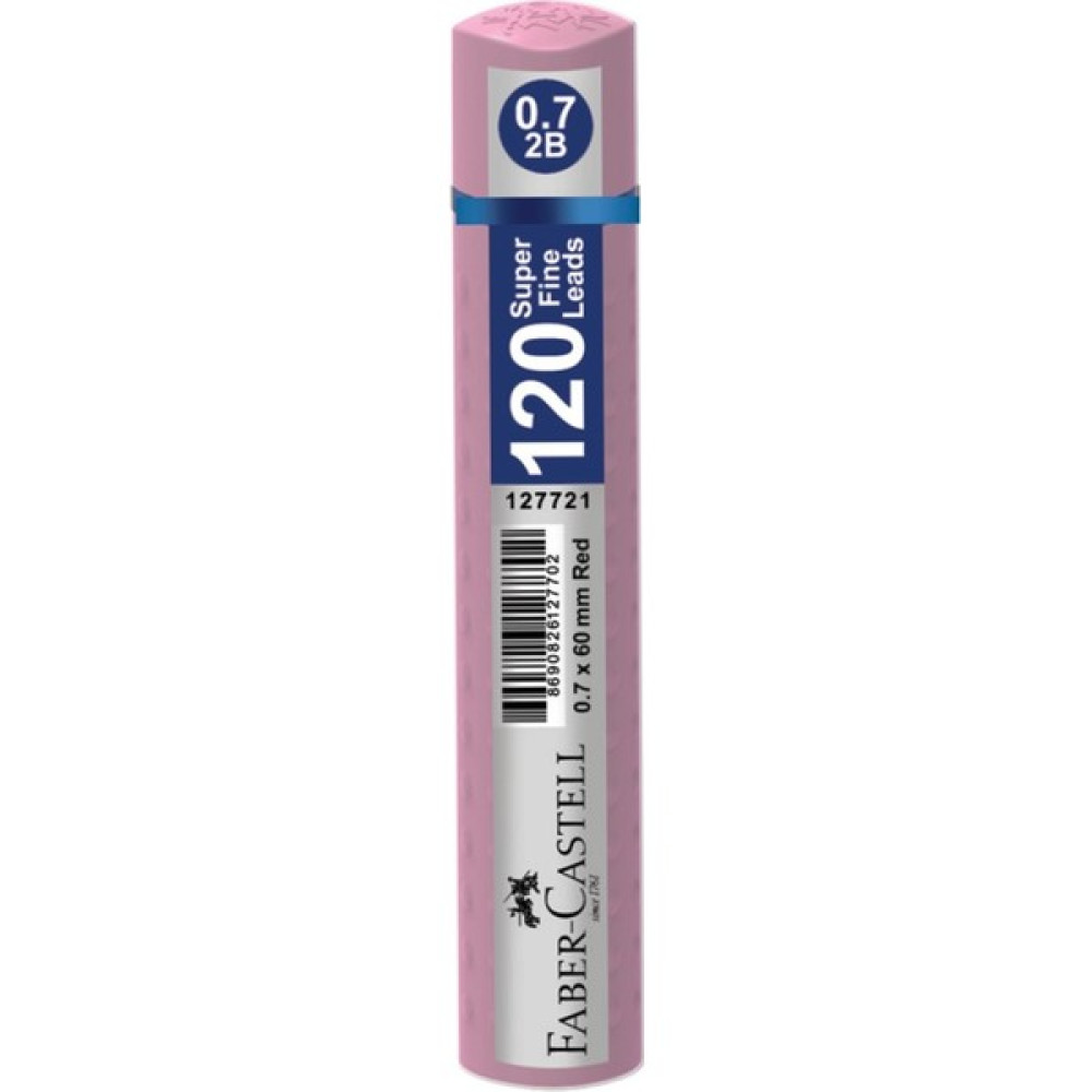 Faber Castell 0.7 2b 60 mm Min 120 Li Pastel Gül Rengi - Renkli Kurşun Kalem Ucu (Min) Fiyatı