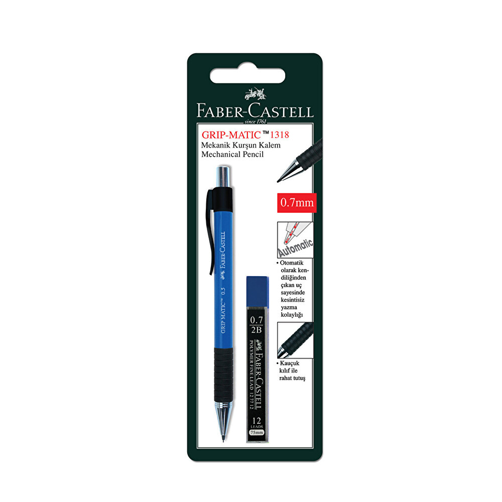 Faber Castell 0.7 Uç Gripmatik Kalem Mekanik Kurşun (Versatil) Kalem Fiyatı