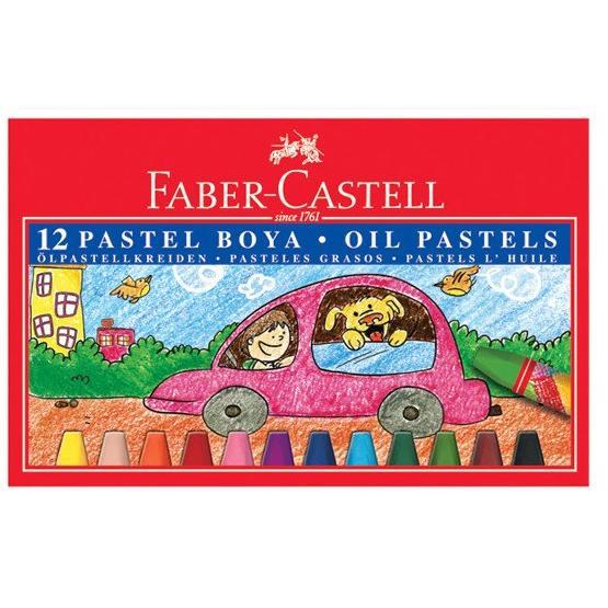 Faber Castell 12 Renk Karton Kutu Pastel Boya