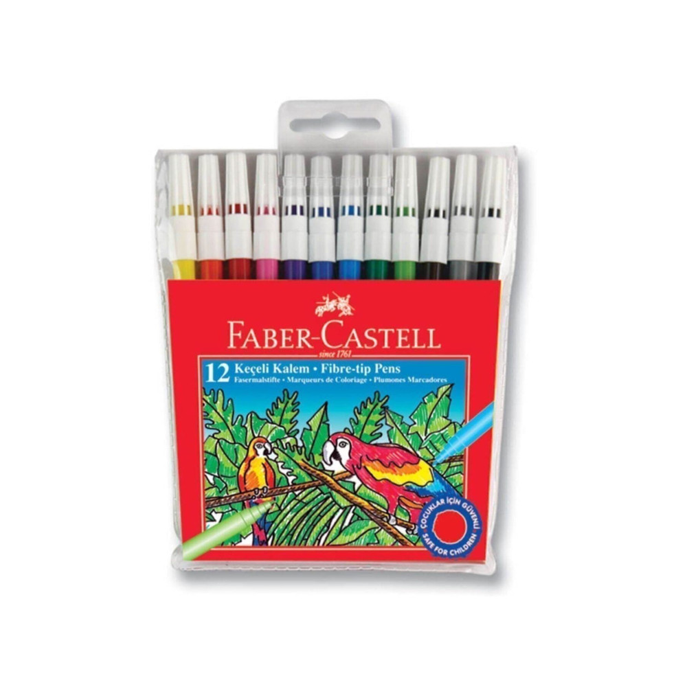 Faber Castell 12 Renk Keçeli Kalem Keçe Uçlu Kalem Fiyatı