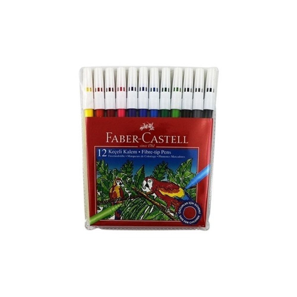 Faber-Castell 12 Renk Keçeli Kalem Takım 2155130 Keçe Uçlu Kalem Fiyatı