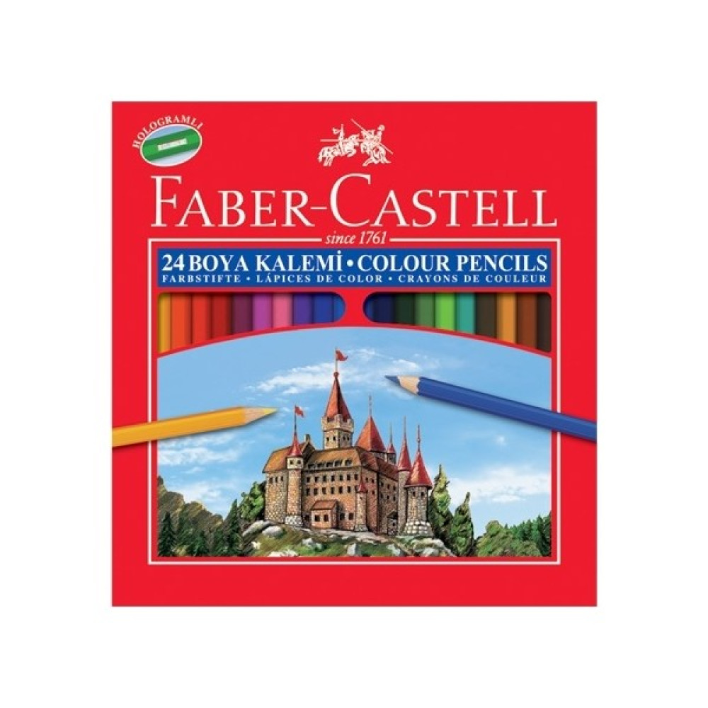 Faber-Castell 24 Renk Faber Kuru Boya Kalemi Kuru Boya Kalemi Fiyatı