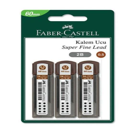 Faber-Castell 5506127820 6'lı Grip Min 0.5 Uç Kurşun Kalem Ucu (Min) Fiyatı