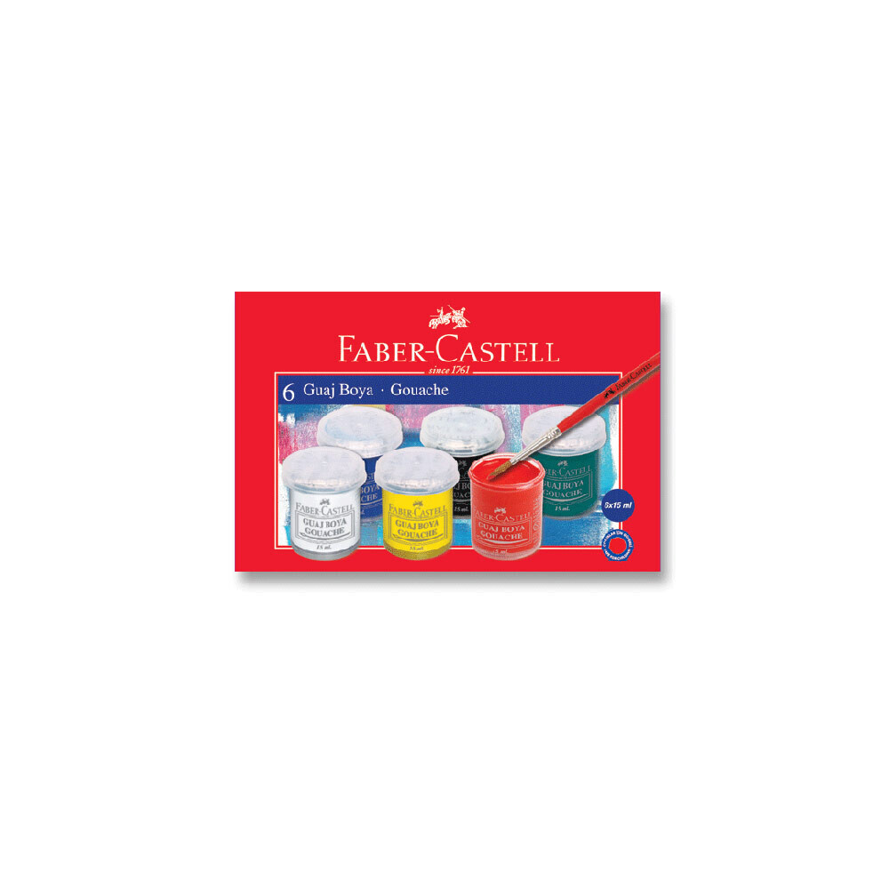 Faber Castell 6 Renk Guaj Boya Guaj Boya Fiyatı