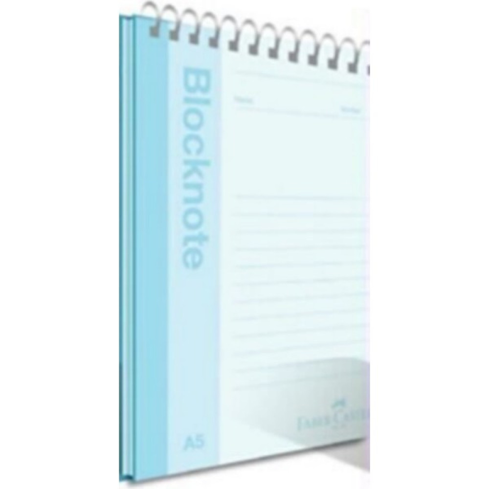Faber-Castell A5 Boy Blocknote Kareli Pastel Renkler 80 Yaprak Mavi Tekli Not Defteri & Bloknot Fiyatı
