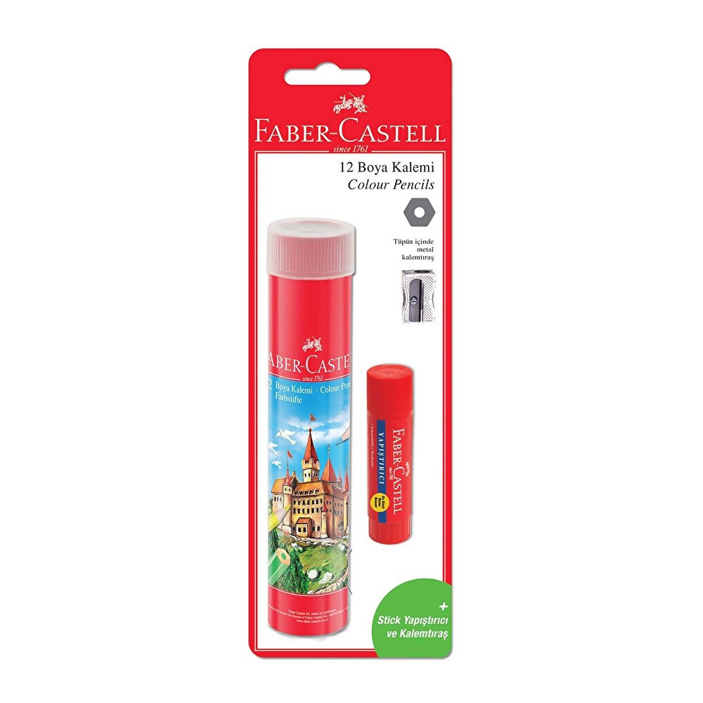 Faber Castell Bls. Kuruboya 12'li Set Tüp Kuru Boya Kalemi Fiyatı