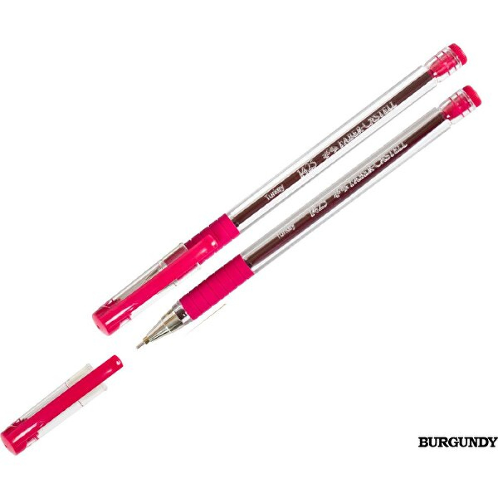 Faber-Castell Faber 1425 0.7 mm Iğne Uçlu Tükenmez Kalem Burgundy 2 adet Tükenmez Kalem Fiyatı