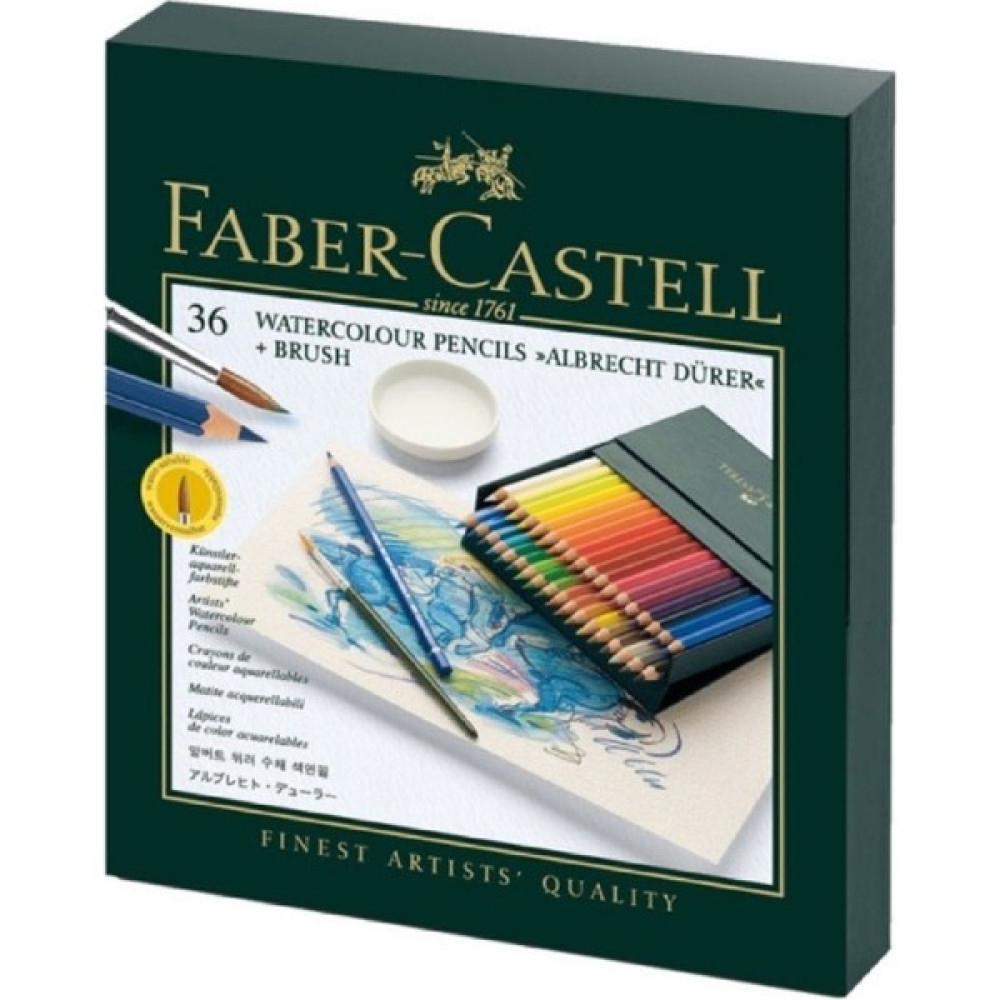 Faber-Castell Faber Castel Albrecht Dürer Watercolour Pencils Sulu Boya Kalemi 36'lı Özel Kutu Kuru Boya Kalemi Fiyatı