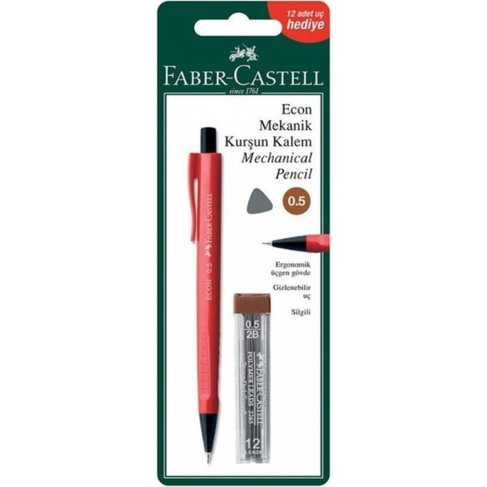 Faber-Castell Faber Castel Econ 1350 Versatil Kalem Seti 0,5 mm Kesik Uçlu (Kaligrafi) Kalem Fiyatı