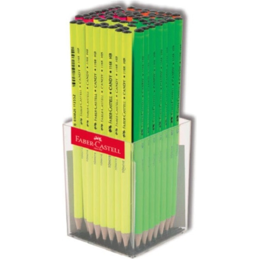 Faber-Castell Faber Castell Candy 2b Yuvarlak Kurşun Kalem 72 Li Paket Kurşun (Ahşap) Kalem Fiyatı