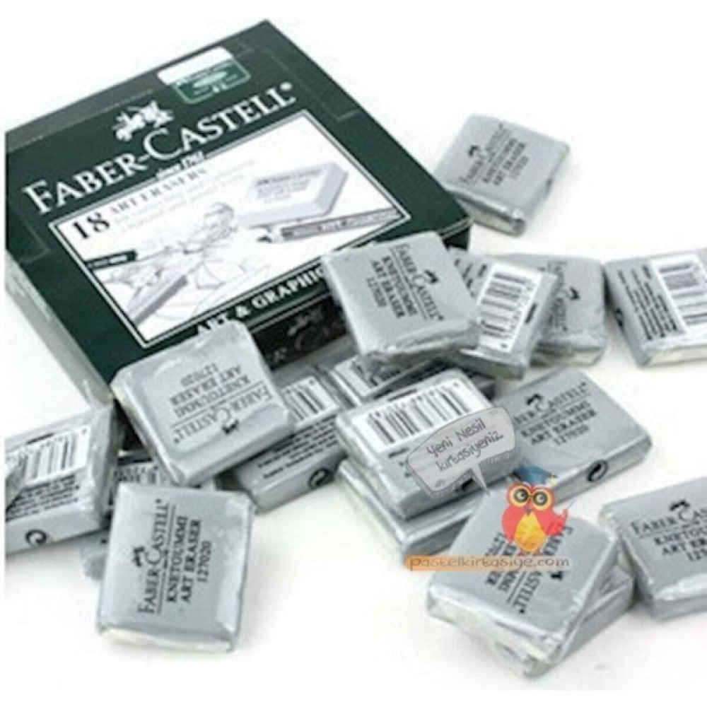 Faber-Castell Faber-Castell Gri Hamur Silgi Paket ( 1 Paket 18 Adet ) Silgi Fiyatı