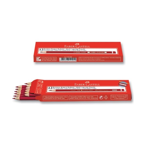 Faber Castell Faber Castell Kırmızı Kopya Kalemi 12 Adet Kurşun (Ahşap) Kalem Fiyatı