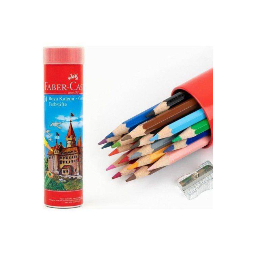 Faber Castell Faber-Castell Kuru Boya 24 Renk Metal Tüpte Kuru Boya Kalemi Fiyatı