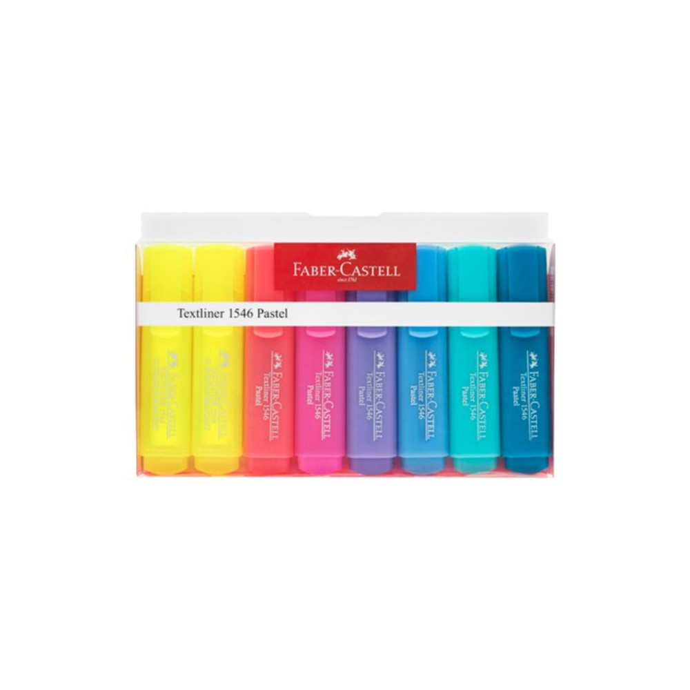 Faber Castell Faber-castell Textliner 8li Pastel Fosforlu Kalem 1546 Fosforlu Kalem Fiyatı